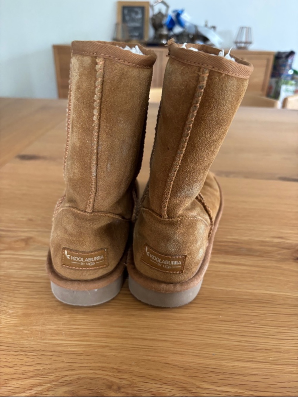 Koolaburra Kids Chestnut Suede Mid-Calf Boots